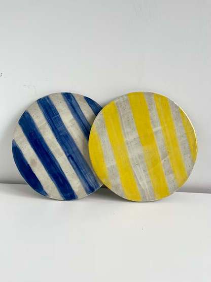 Dessous de plat rayures colorées